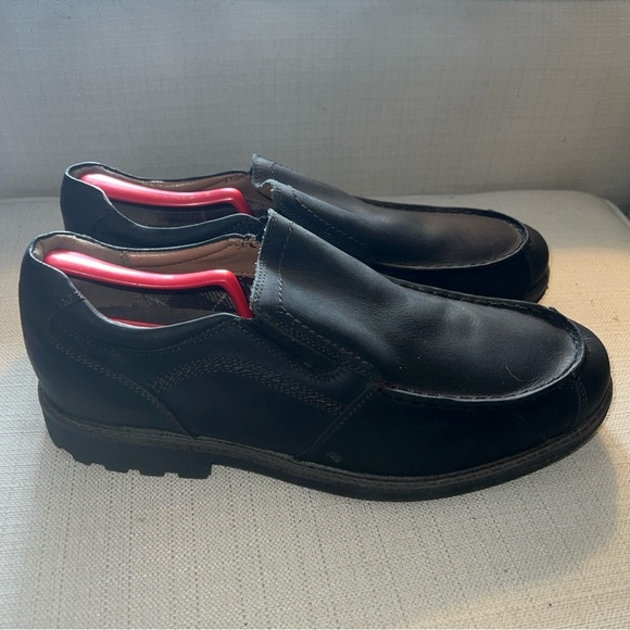 G.H. Bass Mens Black Slip On Darren Comfort Shoes Size 11M Casual Or Career - Picture 6 of 11